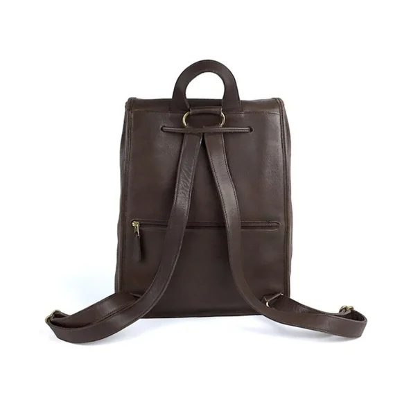 Coach Vintage Turn Lock Leather Backpack - Picture 4 of 16